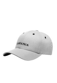 LA MANIA - Szara czapka z daszkiem Que Grey. Kolor: szary. Materiał: bawełna. Wzór: haft. Styl: casual, elegancki #3