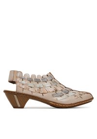 Czółenka Rieker. Kolor: beżowy #1