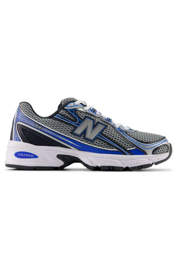 Buty unisex New Balance U740SB2 – szare. Kolor: szary. Materiał: materiał, syntetyk. Szerokość cholewki: normalna. Sezon: lato. Sport: turystyka piesza