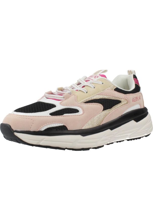 Replay - Buty REPLAY CHRISTAL JR GIRL Rose. Okazja: na co dzień. Kolor: różowy. Materiał: tkanina, syntetyk