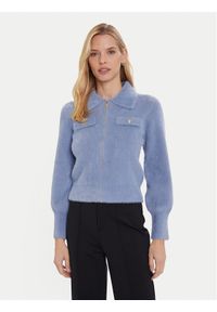 Morgan Kardigan 232-MDOMI Niebieski Regular Fit. Kolor: niebieski. Materiał: syntetyk #1