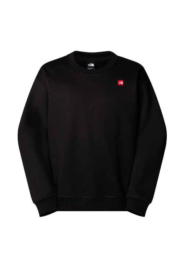 Bluza męska The North Face AXYS 0A8C1SJK31 - czarna. Typ kołnierza: bez kaptura. Kolor: czarny. Materiał: bawełna. Wzór: aplikacja