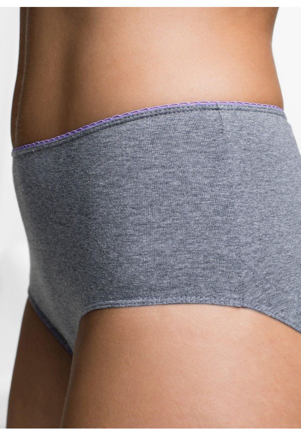 bonprix - Figi maxi (5 par). Kolor: szary