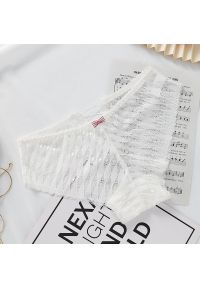 Intica - Figi transparentne z delikatnego materiału na każdą okazję Marylou. Kolor: biały. Materiał: materiał #1