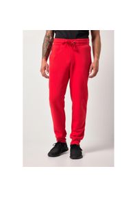 JAY-PI - Męskie Spodnie dresowe ściągane sznurkiem nowoczesny krój do roz. 8XL. Kolekcja: plus size. Kolor: czerwony. Materiał: poliester, bawełna, materiał. Długość: długie #1