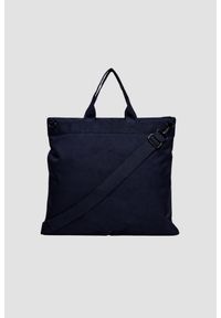 Aeronautica Militare - AERONAUTICA MILITARE Granatowa męska torba sportowa. Kolor: niebieski. Wzór: aplikacja #3