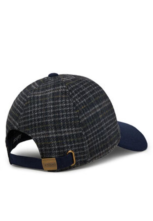 Barbour Czapka z daszkiem Clyde MHA0867NY91 Granatowy. Kolor: niebieski. Materiał: wełna, materiał