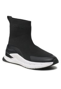 Calvin Klein Sneakersy Sock Boot HW0HW01589 Czarny. Kolor: czarny. Materiał: materiał #3