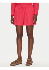 GAP - Gap Szorty materiałowe 713386-02 Różowy Regular Fit. Kolor: różowy. Materiał: wiskoza, len #1