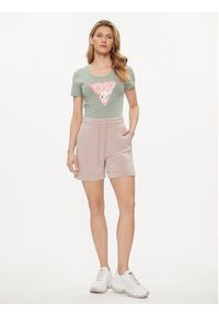 Guess T-Shirt W4GI21 J1314 Niebieski Slim Fit. Kolor: niebieski. Materiał: bawełna #4
