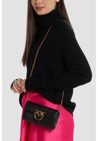 Pinko - PINKO Czarna torebka Love One Wallet C AW25. Kolor: czarny #3