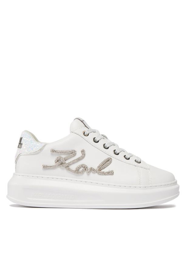 Karl Lagerfeld - KARL LAGERFELD Sneakersy KL62510G Biały. Kolor: biały