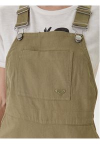 Roxy Ogrodniczki Trail Blazer ERJWO03027 Zielony Wide Leg. Kolor: zielony. Materiał: bawełna #5