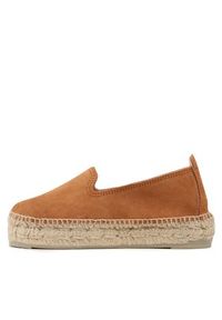 Manebi Espadryle Double Sole Espadrilles R 3.9 D0 Brązowy. Kolor: brązowy. Materiał: skóra, zamsz