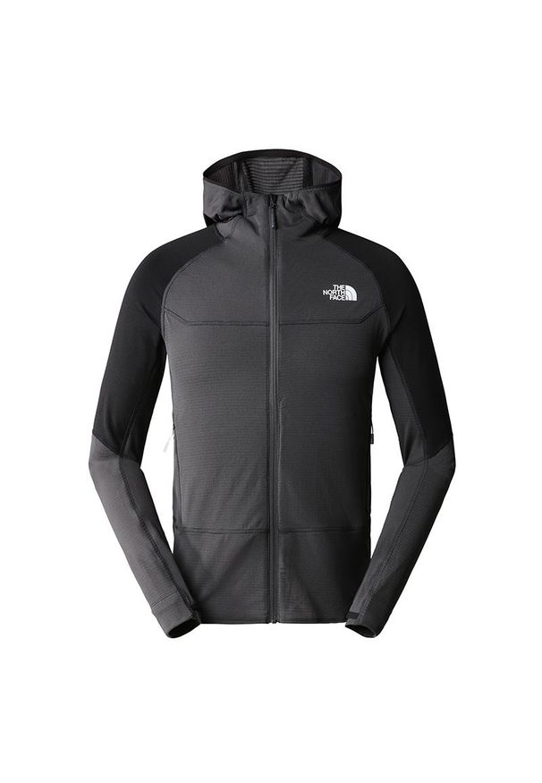 Kurtka The North Face Bolt Polartec 0A825EMN81 - szara. Kolor: szary. Materiał: włókno, poliester, elastan. Styl: klasyczny. Sport: turystyka piesza, wspinaczka