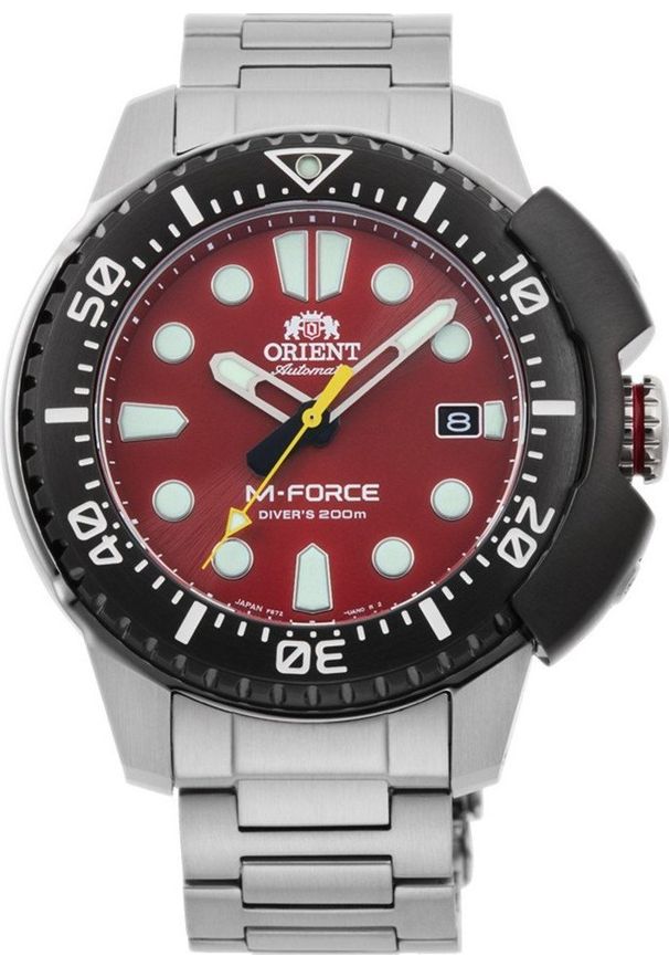 orient - Zegarek Orient Zegarek męski Orient RA-AC0L02R00B srebrny. Kolor: srebrny