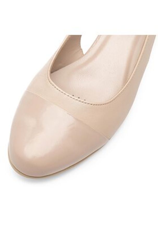 Lasocki Czółenka WB-3064-07 Beżowy. Kolor: beżowy. Materiał: skóra