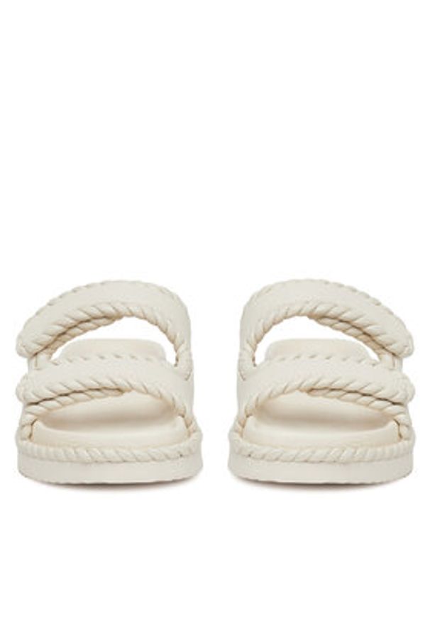 Badura Klapki BURDOCK-124AL0955 Biały. Kolor: biały. Materiał: skóra