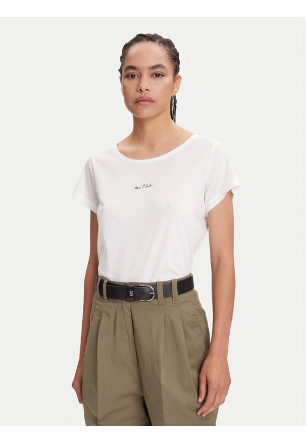 Marc O'Polo T-Shirt 506 2067 51431 Biały Regular Fit. Typ kołnierza: polo. Kolor: biały. Materiał: bawełna