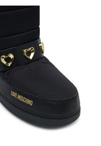 Love Moschino - LOVE MOSCHINO Śniegowce JA24192G1NISD00B Czarny. Kolor: czarny. Materiał: materiał #6