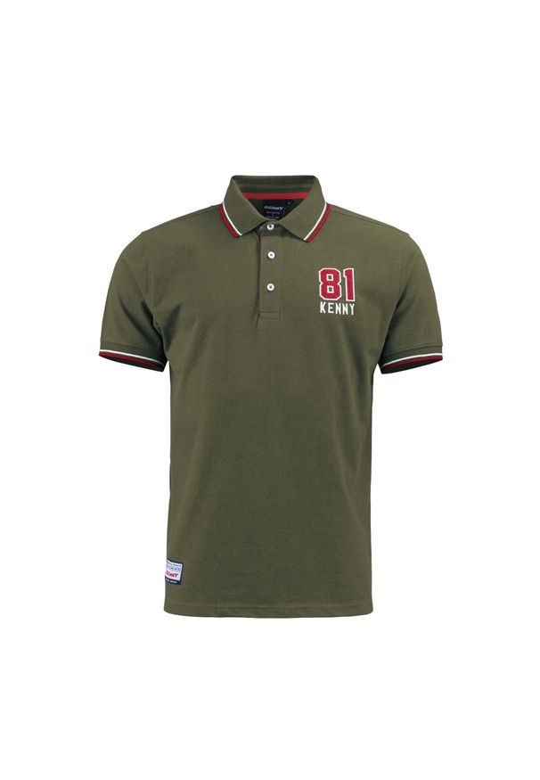 KENNY - Polo Kenny Academy. Typ kołnierza: polo. Kolor: zielony. Styl: sportowy