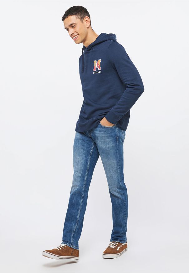 Mustang - MUSTANG OREGON TAPRED MĘSKIE SPODNIE JEANSOWE JEANSY DENIM BLUE 1013215 5000 684