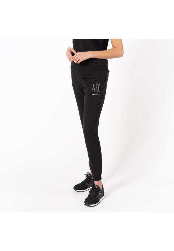 Dresy Armani Exchange (8NYPDX YJ68Z 1200). Kolor: czarny. Materiał: dresówka. Sport: turystyka piesza