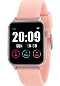 Smartwatch Rubicon KW37 Pro Różowy (RNCE57RIBX05AX). Rodzaj zegarka: smartwatch. Kolor: różowy #1