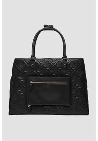 Guess - GUESS Czarna damska podróżna torebka Adelasia. Kolor: czarny #4