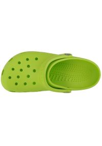 Klapki Crocs Classic Clog 10001-3UH zielone. Kolor: zielony. Materiał: materiał, tworzywo sztuczne, guma #4