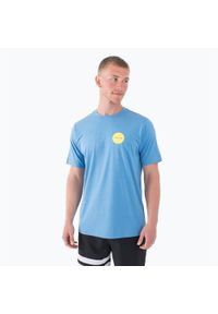 Koszulka męska Hurley Everyday Hybrid Upf. Kolor: niebieski. Sport: turystyka piesza #1