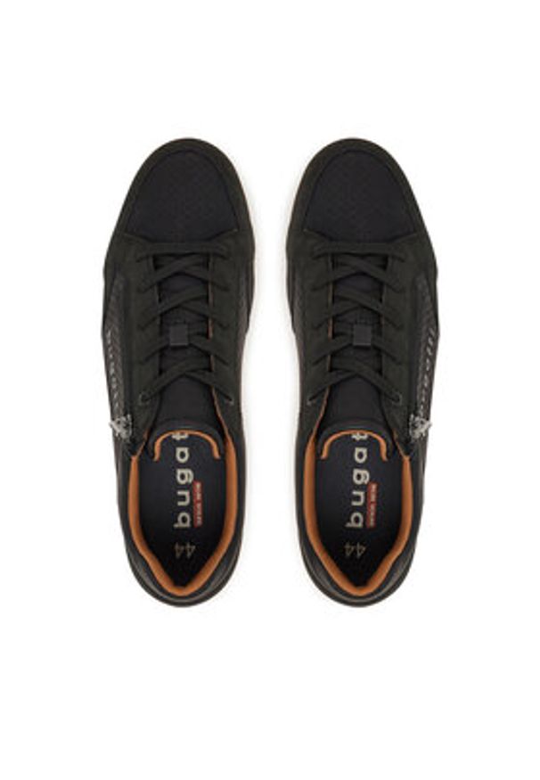 Bugatti Sneakersy Trevor 325-A3809-5555-1010 Czarny. Kolor: czarny. Materiał: skóra