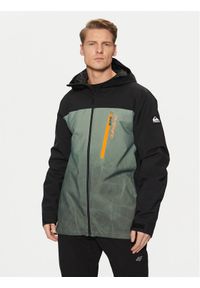 Quiksilver Kurtka narciarska Morton EQYTJ03458 Zielony Modern Fit. Kolor: zielony. Materiał: syntetyk. Sport: narciarstwo