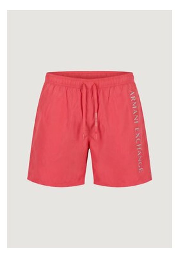 Armani Exchange Szorty kąpielowe XM000832 AF22573 U4029 Różowy Regular Fit. Kolor: różowy. Materiał: syntetyk