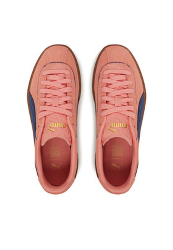 Puma Sneakersy Club Klassika SD 400718 04 Różowy. Kolor: różowy. Materiał: zamsz, skóra