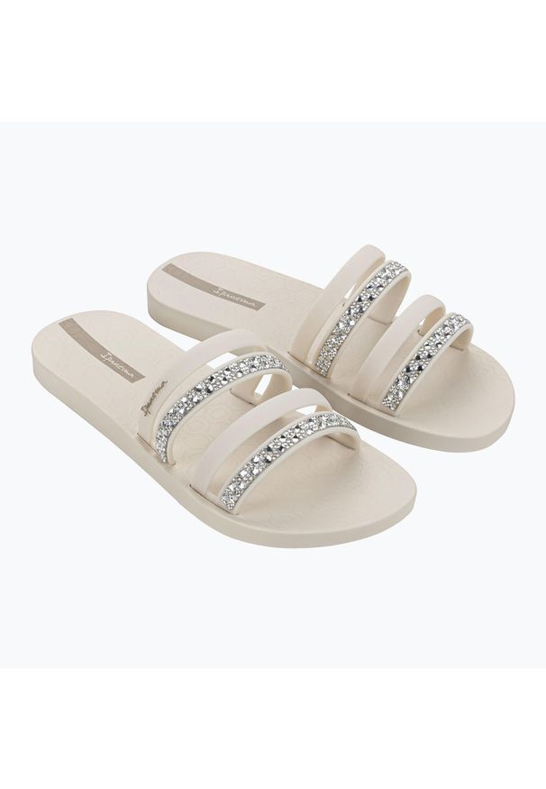 Klapki damskie Ipanema Chic Slide. Kolor: beżowy. Styl: sportowy