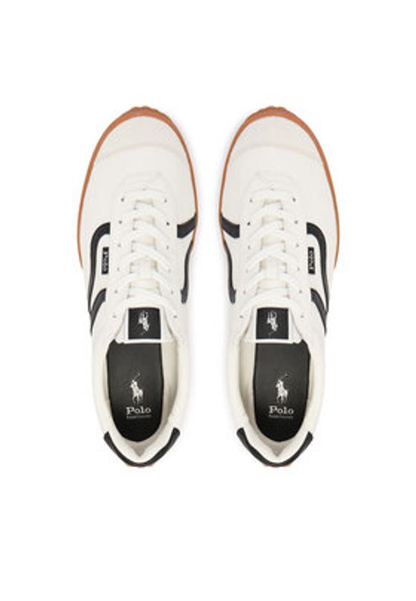 Polo Ralph Lauren Sneakersy 804P04925001 Écru. Kolor: kremowy. Materiał: skóra