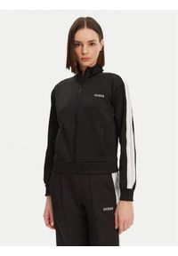 Guess Bluza V5GQ18 KCRU2 Czarny Regular Fit. Kolor: czarny. Materiał: syntetyk #1