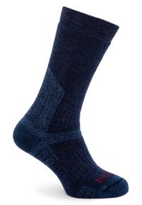 BRIDGEDALE - Męskie skarpety trekkingowe Bridgedale Heavyweight Performance Merino Navy. Kolor: niebieski