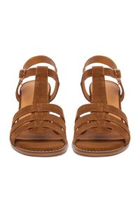 Lasocki Sandały CEO-25F531-4 Brązowy. Kolor: brązowy. Materiał: zamsz, skóra #6