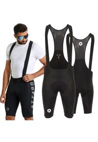 Spodenki rowerowe męskie ATTABO Kirun Bib Shorts. Kolor: czarny. Sport: kolarstwo