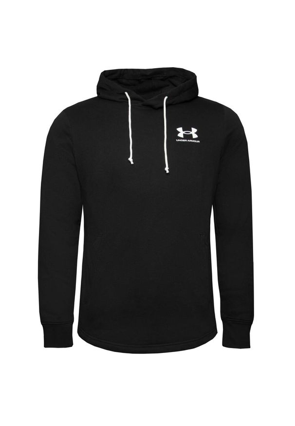 Under Armour - Bluza Under Armor Rival Terry Lchd Dorosłych. Kolor: czarny, biały, wielokolorowy. Materiał: bawełna, poliester. Sport: fitness