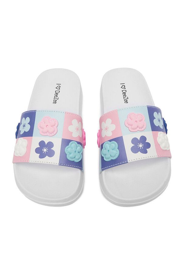 Klapki DeeZee. Wzór: kolorowy