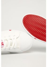 Big-Star - Big Star - Tenisówki. Nosek buta: okrągły. Zapięcie: sznurówki. Kolor: biały. Materiał: guma #4