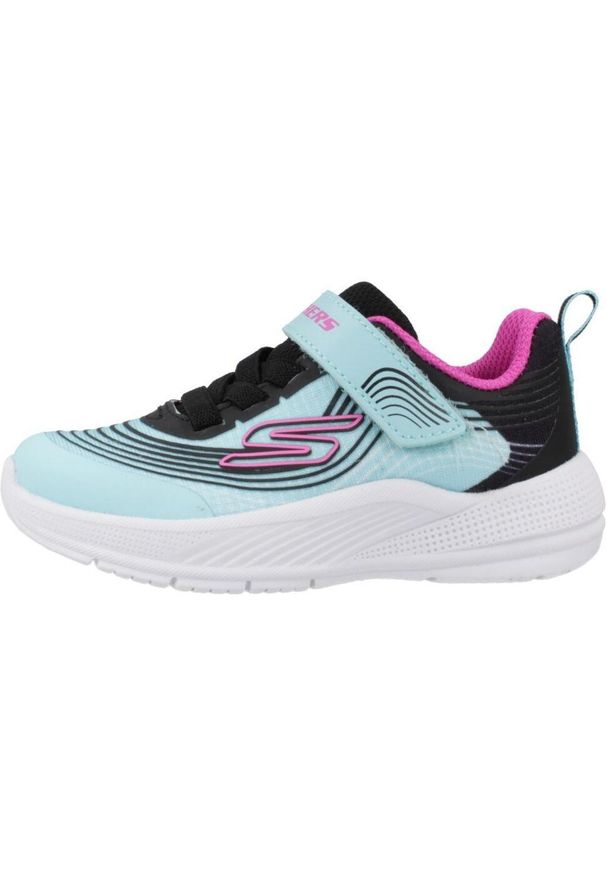 skechers - Tenisówki Skechers Model Microspec Advance Kolor Niebieski. Kolor: niebieski. Materiał: syntetyk, tkanina. Model: Skechers Sport. Sport: turystyka piesza