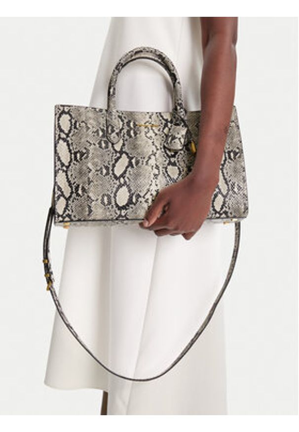 MICHAEL Michael Kors Torebka Scarlett 30T5AETS2L Brązowy. Kolor: brązowy. Materiał: skórzane