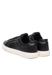 TOMMY HILFIGER - Tommy Hilfiger Sneakersy Icon Court Light Weight Shinny FW0FW08949 Czarny. Kolor: czarny. Materiał: skóra #2