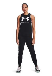 Under Armour Koszulka techniczna Live Sportstyle Graphic Tank 1356297 Czarny Regular Fit. Kolor: czarny