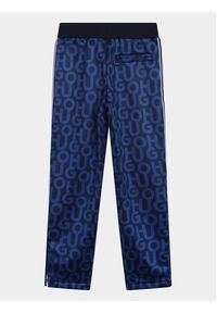 Hugo Spodnie dresowe G24132 D Niebieski Regular Fit. Kolor: niebieski. Materiał: syntetyk #4