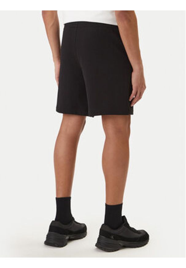 Calvin Klein Szorty sportowe LV04LF240G Czarny Regular Fit. Kolor: czarny. Materiał: bawełna. Styl: sportowy